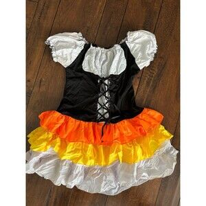 Enchanted‎ Costumes Kandy Korn Witch Costume with Hat Youth Large 10-12